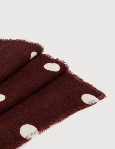 Plaid marron femme