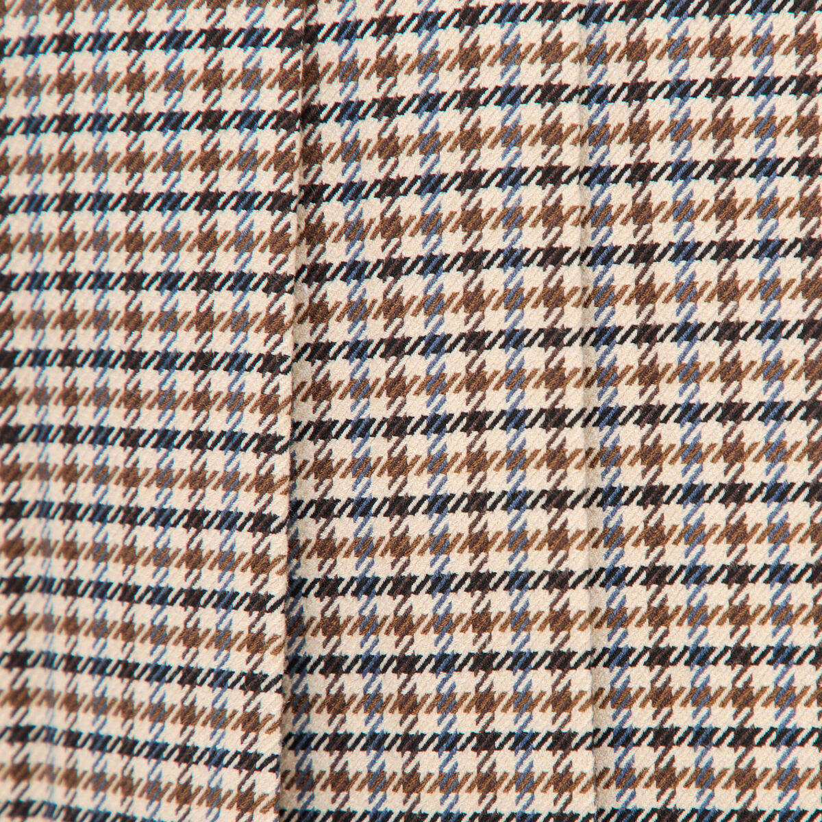 Jupe taille haute doubl&eacute;e marron femme