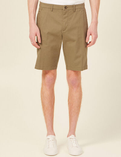 Short vert kaki homme