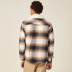 Veste surchemise ample ecru homme