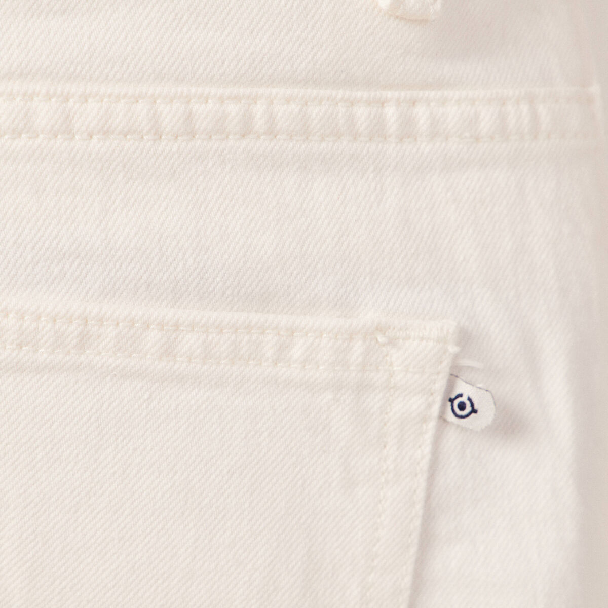 Jeans straight 5 poches denim blanc homme