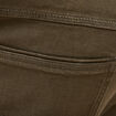 Jeans straight longueur 32 denim marron homme