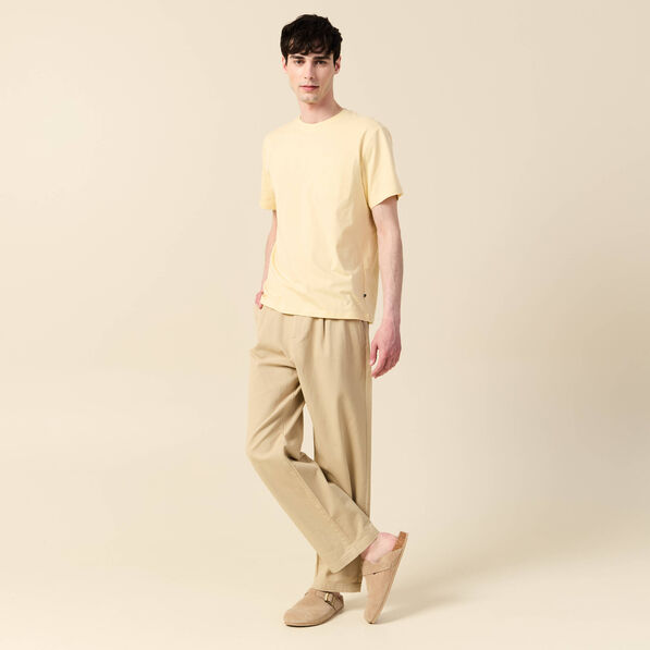 t shirt manches courtes jaune homme T-shirt manches courtes jaune homme