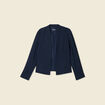 Veste esprit blazer fluide bleu marine femme