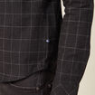 Chemise manches longues gris fonc&eacute; homme