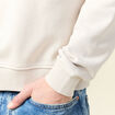 Sweat manches longues gris homme