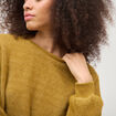 Sweat manches longues camel femme