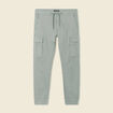 Pantalon battle bas resserré bleu gris homme