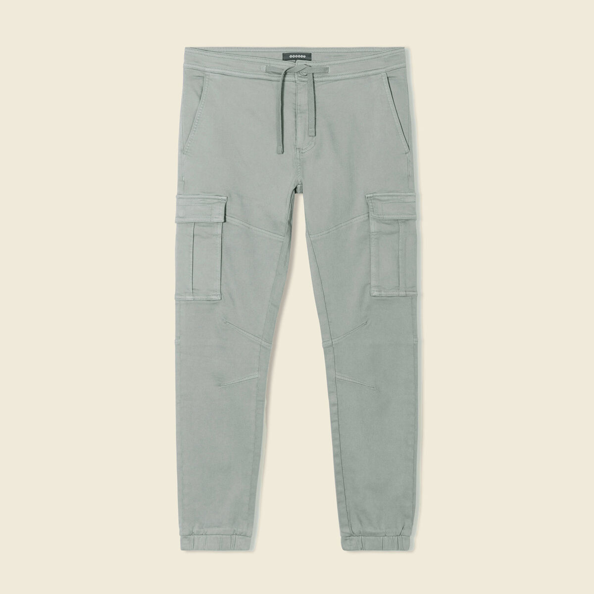 Pantalon battle bas resserré bleu gris homme