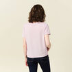T-shirt manches courtes rose clair femme