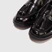 Mocassins avec d&eacute;tails clout&eacute;s noir femme