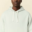 Sweat à capuche vert clair homme