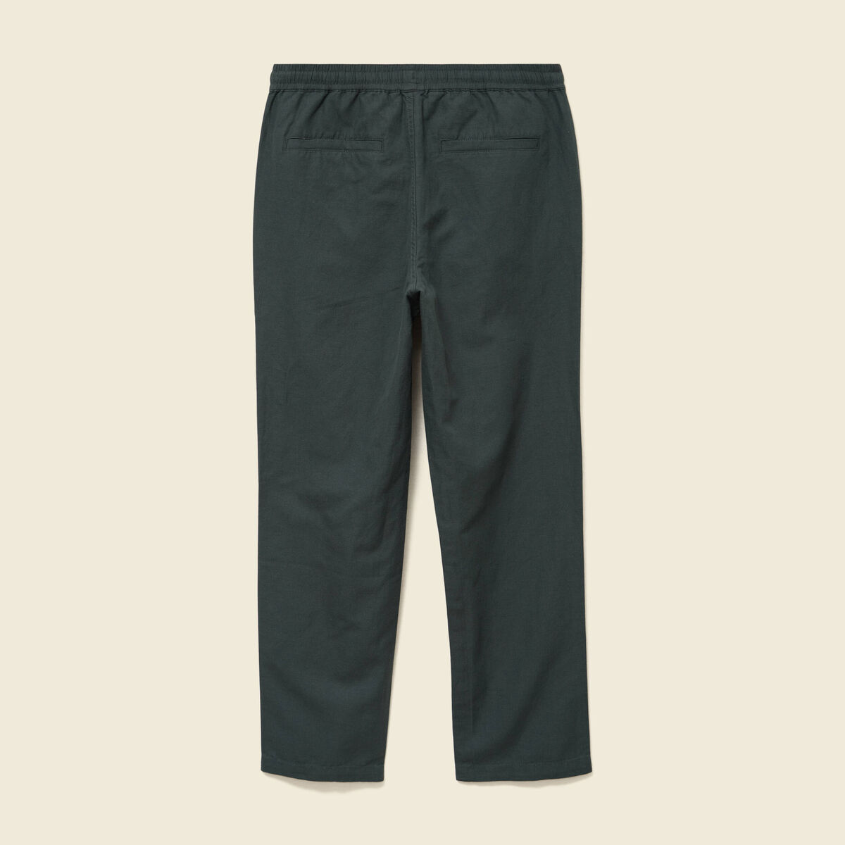 Pantalon coupe straight vert kaki homme