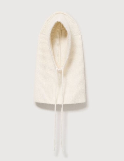 Cagoule ecru femme