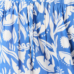 Blouse manches courtes bleu femme