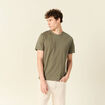 T-shirt éco-responsable vert kaki homme