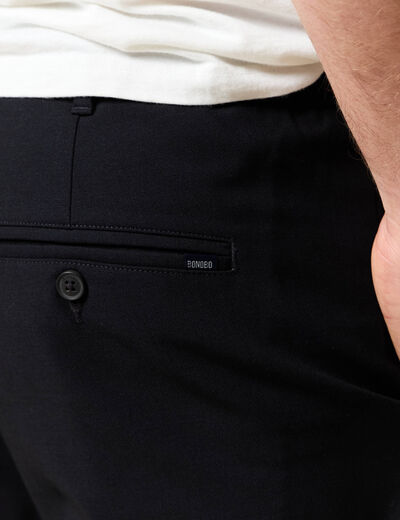 Pantalon droit longueur 32 bleu marine homme