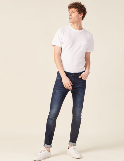 Pantalon skinny denim brut homme