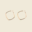 Boucles d'oreilles créoles couleur or femme