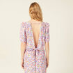 Blouse manches courtes rose femme