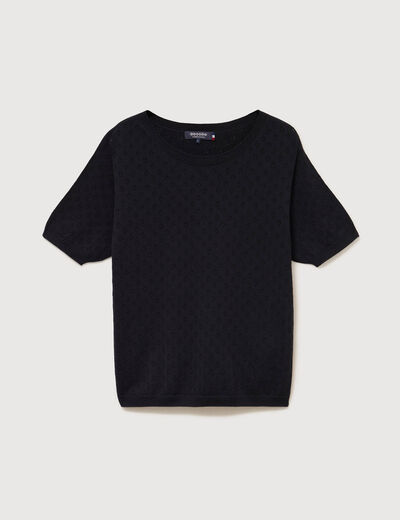 Chemisier NEXT Fille 4 Ans - Noir Basique à Col Rond, Manches Longues En Polyester