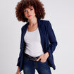 Ceinture en cuir noir femme