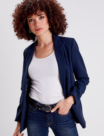 Ceinture en cuir noir femme