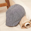 Casquette avec doublure bleu fonc&eacute; homme