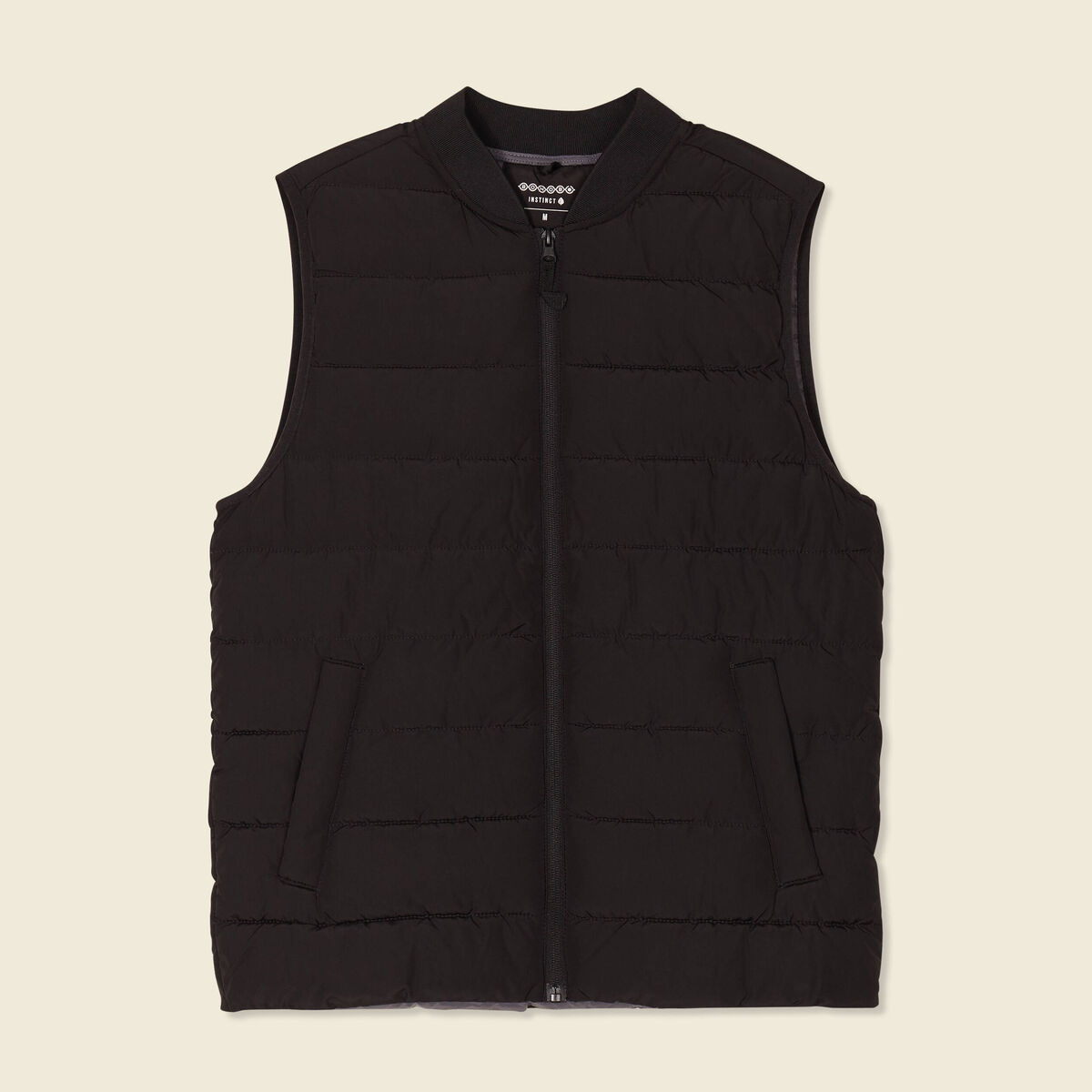 Doudoune courte sans manches noir homme