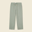 Pantalon droit 7/8ème vert kaki femme