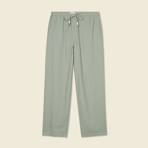 Pantalon droit 7/8ème vert kaki femme