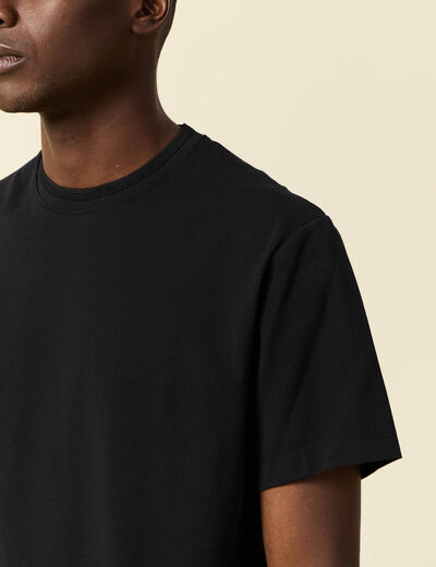 T-shirt manches courtes noir homme