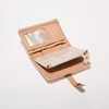 Portefeuille beige femme
