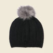 Bonnet noir femme