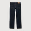 Jeans regular longueur 34 en coton denim brut rinse homme