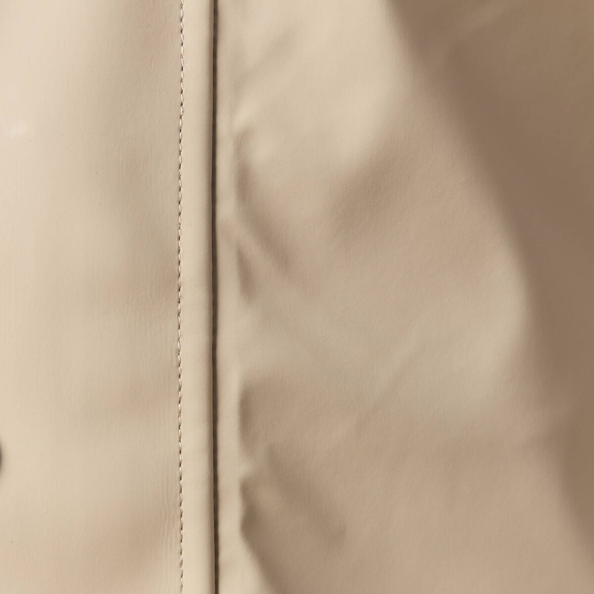Parka longue droite &agrave; capuche taupe homme