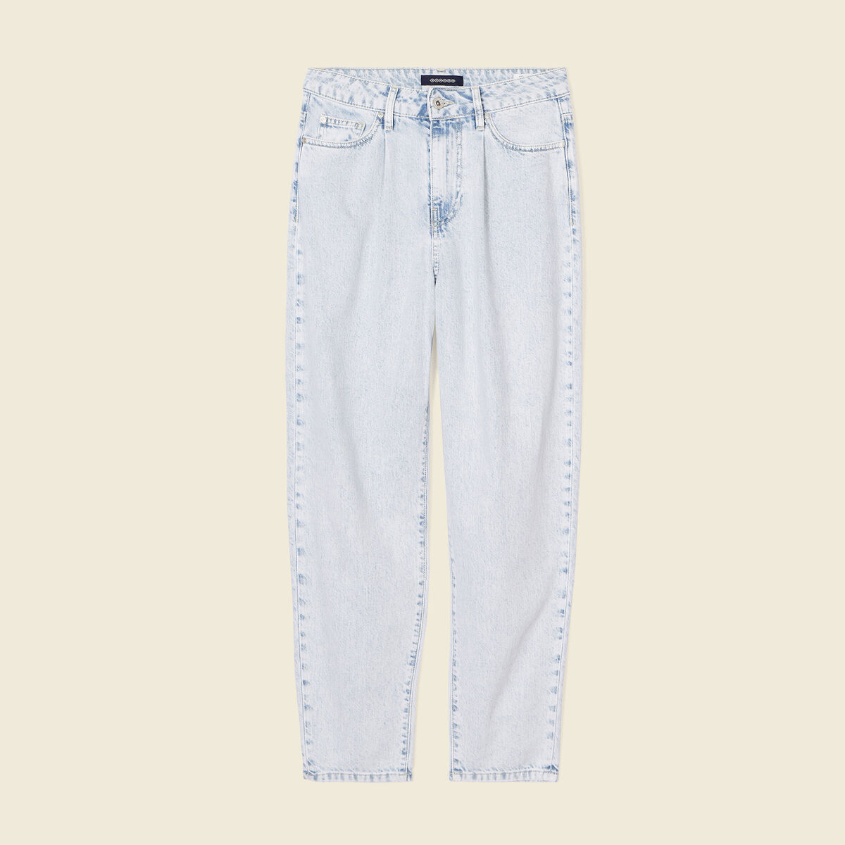 Jeans slouchy denim snow bleu femme
