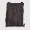 Foulard froiss&eacute; noir homme