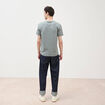 T-shirt manches courtes homme vert kaki homme