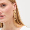 Boucles d'oreilles couleur or femme