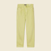 Pantalon large éco-responsable vert anis femme