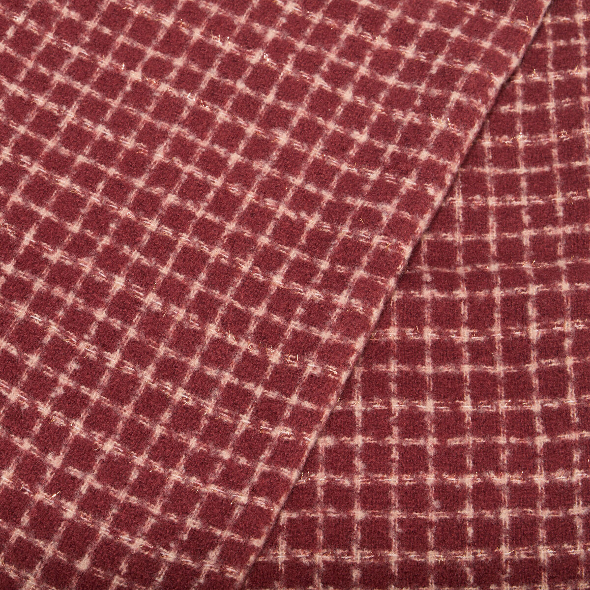 &Eacute;charpe rouge fonc&eacute; femme