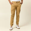 Pantalon battle bas resserré vert kaki homme