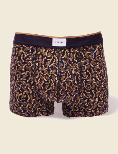 Lot 5 boxers bleu foncé homme