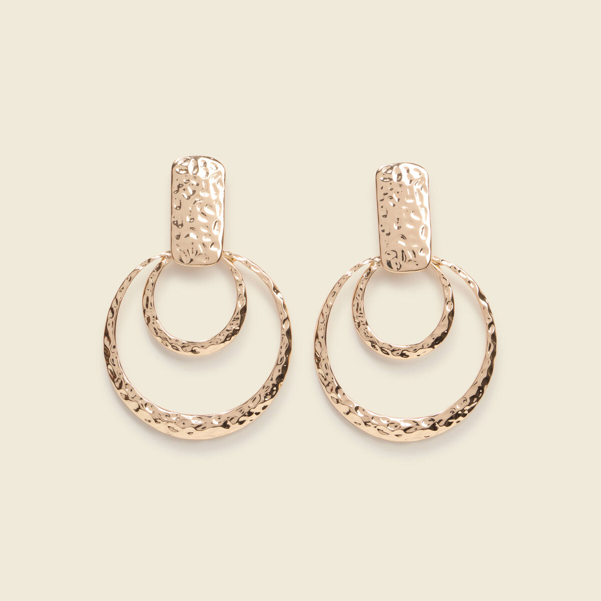 Boucles d'oreilles couleur or femme