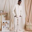 Surchemise oversize ecru homme