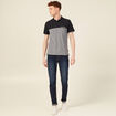 Polo éco-responsable bleu marine homme