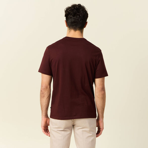 t shirt eco responsable bordeaux homme T-shirt éco-responsable bordeaux homme