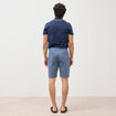 Bermuda bleu gris homme