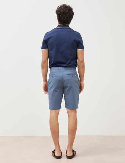 Bermuda bleu gris homme